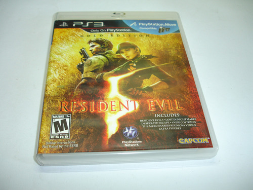 Resident Evil 5 Gold Edition Ps3 Mídia Física Original
