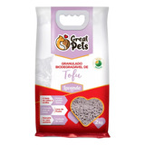 Granulado Biodegradável Tofu 2kg Lavanda Great Pets X 1.6kg De Peso Neto  Y 2kg De Peso Por Unidade