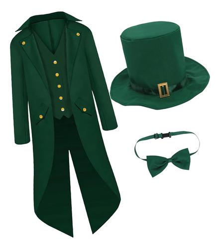 For Disfraz Del Día De San Patricio Abrigo Steampunk Frock