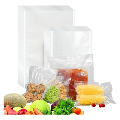Kit 100 Bolsas Para Sellado Al Vacio De Alimentos 2 Tipos | Meses sin interés
