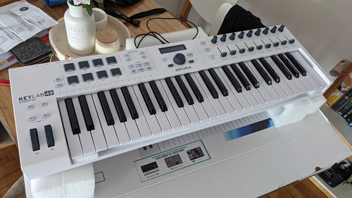 Controlador Midi Arturia Keylab 49 Teclas Blanco Usado 1hs