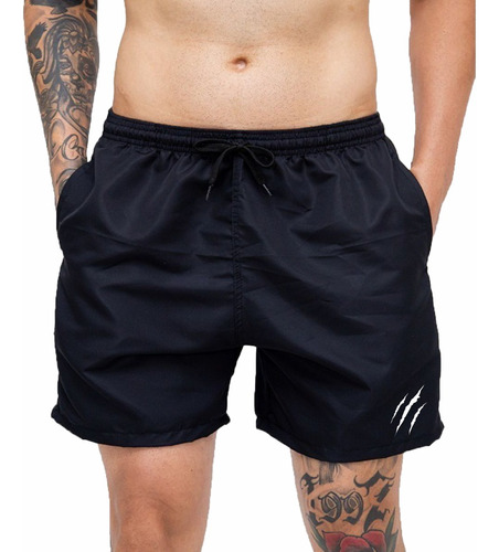 Bermuda Shorts De Tactel Masculino Academia Treino Crossfit