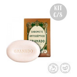 Kit C/8 Sabonetes Em Barra 90g Antisséptico Granado