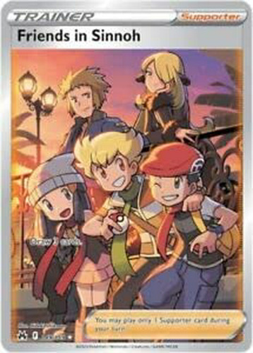 Pokemon - Amigos En Sinnoh ******* - Crown Zenith - Tarjeta 