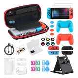 Kit De Estojo De Acessórios 32 Em 1 Para Nintendo Switch Ole