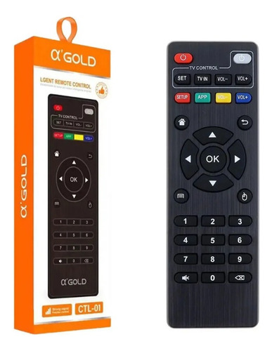 Controle Remoto Tv Box Smart Universal A'gold Ctl-01