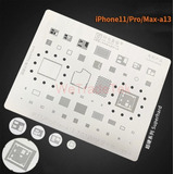 Stencil Bga iPhone 11 Pro Max Amaoe Reballing Furo Quadrado
