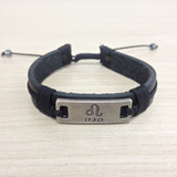 Pulseira Masculina Couro Signo Leão