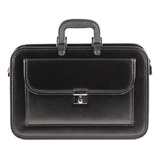 Pasta Executiva Masculina Maleta Bolsa Médica Cor Preto