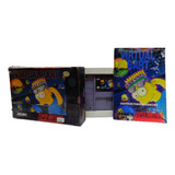 Virtual Bart Super Nintendo Snes Original Completo E Caixa