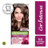 Kit Coloracion Garnier Cor Intensa Tono 5.0 Castaño Claro