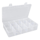 Caja Plastica Organizadora 15 Divisiones Removibles 16x27cms