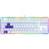 Teclado Mecanico Munfrost Deimos Blanco Switch Blue Idioma Español Latinoamérica