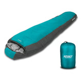 Bolsa De Dormir Spinit Montana -10 Grados Camping Montaña Color Verde Ubicación Del Cierre Derecho