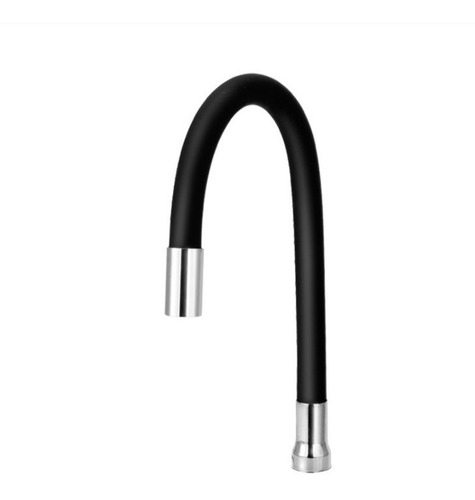 Tubo Cano Gourmet Flexível De Silicone Para Torneira Black 