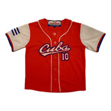 Jersey Selección Cuba Béisbol Marca Daring Niño Baseball 