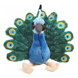 Peluche De Pavo Real | Pajaro De Peluche 10 Pulgadas