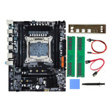 Placa Madre X99+2 Ddr4 De 4 Gb Y 2133 Mhz De Ram, Cable Defl