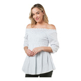 Blusa Maternidad Strapless Embarazo  - 179 