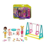 Muñeca Polly Pocket Picnic En El Parque Hamaca Accesorios 