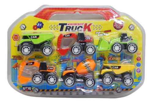 Carro De Construcción Juguete Regalo Niño X6 Und