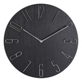 Minimalism Silent Quartz Large Fashion Watches Black