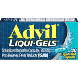 Advil Liqui-gels Ibuprofeno 200 Mg Con 40 Cápsulas