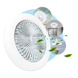 Lâmpada E27 Com Ventilador De Teto E Controle De Cor Led 30w