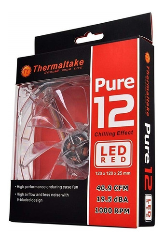 Ventilador Thermaltake Pure 120mm Led 