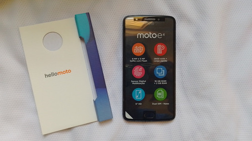  Moto E4 16 Gb Cinza-escuro 2 Gb Ram