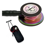 Estetoscopio Littmann Black Rainbow 5870 Grabado Gratis