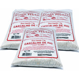 Cascalho De Rio Natural Nº00 Areia Fina Sugar 0,1-0,2mm 3kg