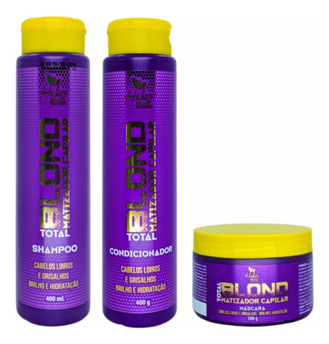 Kit Shampoo Profissional Total Blond