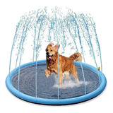 Tapete Piscina Refrescante Cachorro Borrifador 170 X 170cm