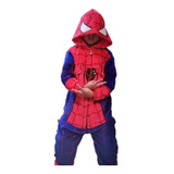 Pijama Enteriza Spiderman Hombre Araña Niños 