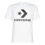 Camiseta Converse Fit Front Large Logo Unisex-blanco