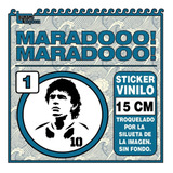 Diego Maradona Sticker Calcomanía Vinilo