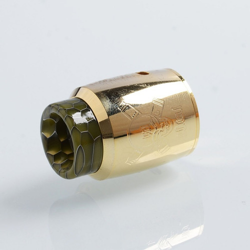 Atomizador Acero Inox Ss 22mm Gold Rda Ghoul Sellado Orig