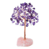 Árbol De Cristal De Cuarzo Rosa, Cristal Artificial Y Piedra