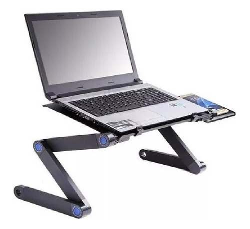 Mesa Portátil Plegable Ajustable Laptop Con  Ventilador