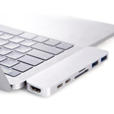 Adaptador Tipo C Para Macbook Pro 7 En 1 /usb/hdmi/microsd