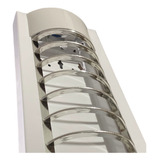 Plafon Con Louver Liston Doble Para 2 Tubos Led 120cm 220v