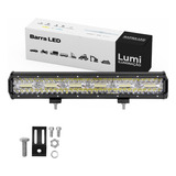 Farol De Barra Super Led 360w 9v-60v Auxilar Veiculos Barcos