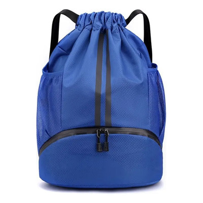 Mochila Deportiva Con Cordón Mochila Fitness Azul TEIWING Strap Backpack Travel Bag Mochila de baloncesto Bolsa de natación seca y húmeda Mochila portátil Bolsillo, cordero | Meses sin interés