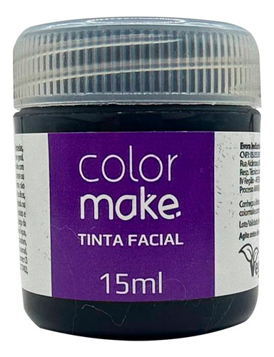 Tinta Líquida Facial Maquiagem Pintura Artística Color Make