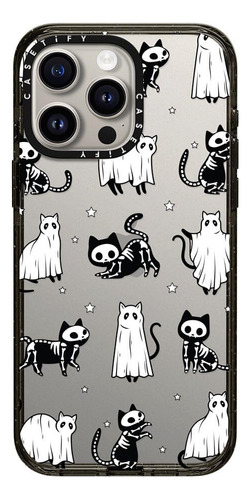 Funda Para iPhone 15 Pro Max Halloween Ghost Cats 