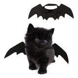 Disfraz Gato Halloween Para Gatos, Perros, Alas Murciélago
