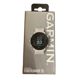 Reloj Smartwatch Forerunner 55 Garmin Blanco Malla Blanca