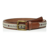 Cinturon Correa Hombre De Tommy Hilfiger Cuero Y Textil : Di