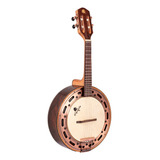 Banjo Marques Rosewood Nt Verniz Passivo C/ Aro Envelhecido 